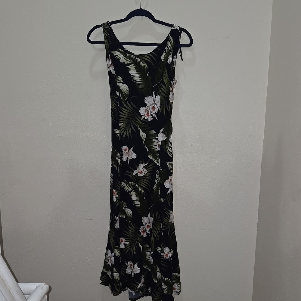 Elegant Black Floral Dress